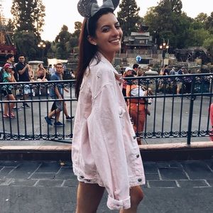 ZARA PINK DENIM JACKET (S)